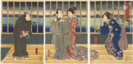 春霞朝のきぬぎぬ　Kabuki Actors