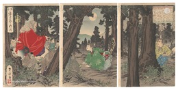 源平雪月花之内　月　The Minamoto and the Taira: Snow, Moon and Flowers / Moon