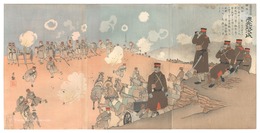 近衛砲兵大佐連隊長隈元政次氏　The Imperial Artillery Colonel and Commander Kumamoto Masaji