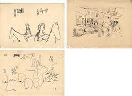 自筆画稿　Sketches
