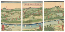 日光道中細見図　Guide to Nikko