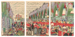 横浜英吉利西商館繁栄図　Prosperity of the English Trading House in Yokohama