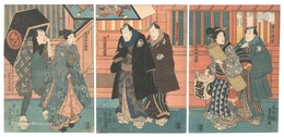 芝居絵　Scene from a Kabuki Play