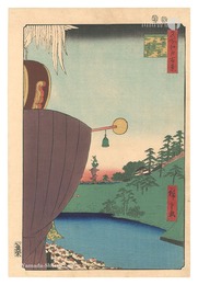 名所江戸百景　糀町一丁目山王祭ねり込　One Hundred Famous Views of Edo / Sanno Festival Procession at Kojimachi 1-chome