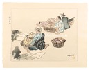 琉球の市場　Market in Ryukyu
