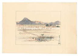 日本大観　(47) 草津より三上山　Compendium of Japan / No. 47: Mount Mikami Seen from Kusatsu