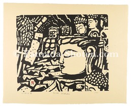 臼杵石仏　Usuki stone buddha