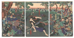 高田馬場敵討之図　Vengence at Takadanobaba
