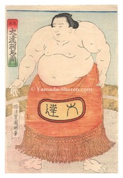 相撲絵　大達羽左エ門　東京　Sumo-e: Odate Uzaemon from Tokyo