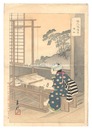 婦人風俗尽　織女　An Assortment of Women's Customs / Weaving Woman