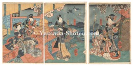 ?弥陀女放生会を行ひて善根を施す図　Kudami-jo Does a Good Deed by Releasing Living Things