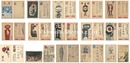 木版賀状他　Greeting Cards