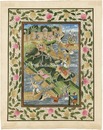 インド細密画　Miniature
