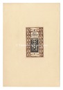 蔵書票　Exlibris