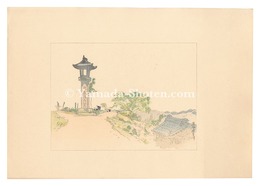 日本大観　(46) 東海道草津　Compendium of Japan / No. 46: Kusatsu on the Tokaido Road