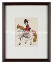 お京騎乗　Miss Okyo Riding a Horse
