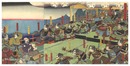 目一秘曲平家一類顕図　The Heike Clan Appears as Mokuichi Plays the Secret Song