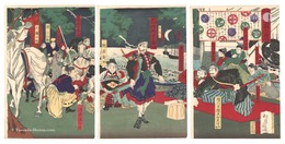 箱館五凌閣之降伏　The Surrender at Fort Goryokaku in Hakodate