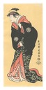 伴左衛門妻関の戸 三代佐野川市松【復刻版】　Actor Sanokawa Ichimatsu III as Sekinoto, Wife of Banzaemon【Reproduction】