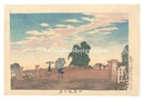 一石橋夕景　Evening View of Ichikoku Bridge