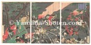 富士裾野曽我兄弟報讐之図　In the Foothills of Mount Fuji, the Soga Brothers Achieve Their Revenge