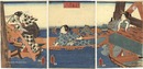 四季遊観　夏　橋間のすずみ　The Four Seasons / Summer - Three beauties under the Bridge