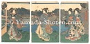 春気色美人合　Spring Scene Matched with Beauties