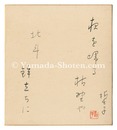 自筆色紙　Haiku