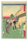 東京名所三十六戯撰　小塚原　Thirty-six Amusing Views of Famous Places in Tokyo / Kozukahara