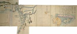 海瀕舟行図　揃