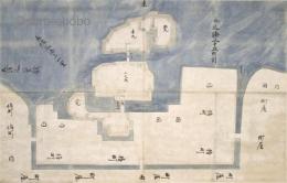 江州膳所城之図