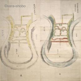 信州真木之嶋城図　牧之島城