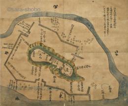 伊予国松山領真崎城絵図