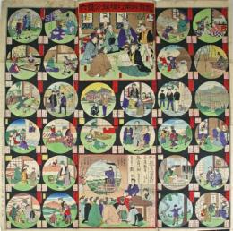 教育必用幻燈振分双六