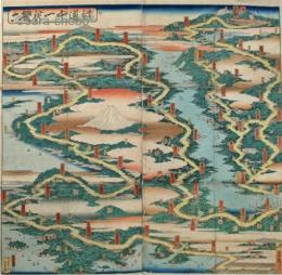 参宮上京道中一覧双六