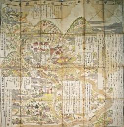 甲州身延山久遠寺惣絵図