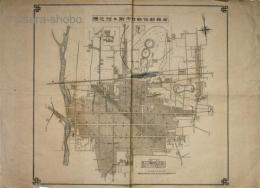 安蘇郡佐野町市街及附近図