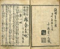 倡客真話伝授之巻 廓意気地