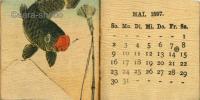 (独) チリメン本　カレンダー１８９７