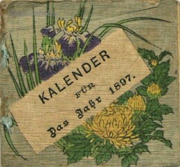 (独) チリメン本　カレンダー１８９７