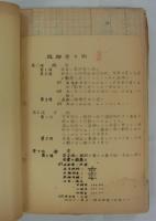 「昭和十二年以降　風柳會記録」