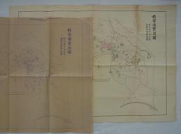 「精常園實測圖　縮尺貳千分之壹・昭和四年拾貳月測量」　異版2種