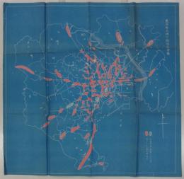 東京都内地下線陽地帯図　