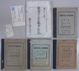 佐久諏訪電気鉄道株式会社創立誌／同社諏訪出張所事務日誌　第一～四号　