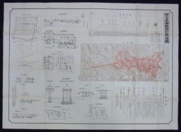 荒玉水道敷設計画一般図　