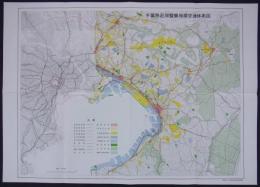 千葉県近郊整備地帯交通体系図　昭和45年7月