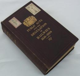 [英]　General Railway Acts, 1830-1884.　