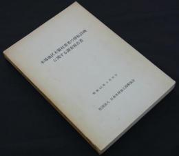 木場地区木製材業者の移転計画に関する調査報告書　昭和45年3月31日