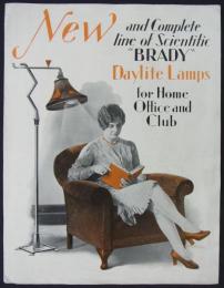 [英]　New and Complete Line of Scientific "BRADY" Daylite Lamps　for Home Office and Club