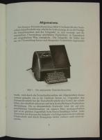 [独]　Die Siemens Fernschreibmaschine auf Mechanischer Grundlage　